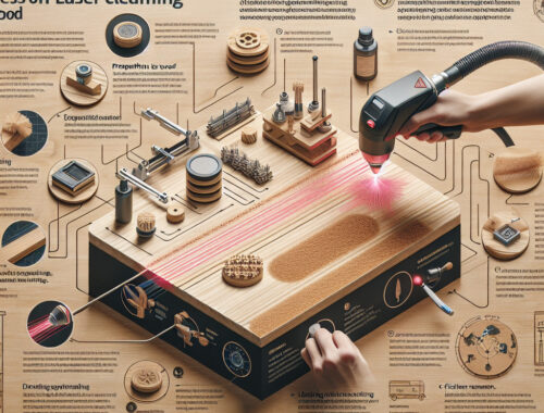 Laserreinigung von Holz in der Holzterrasseherstellung