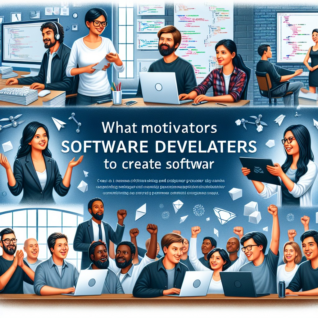 What Motivates Software Developers